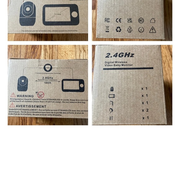 2.4GHz Wireless Video Baby Monitor